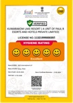 Kumarakom Lake Resort received an excellent rating for hygiene from the Food Safety and Standards Authority of India